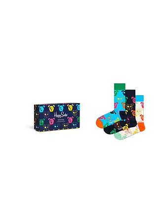 HAPPY SOCKS | Damen Socken MIXED DOG SOCKS GIFT SET 36-40 3er Pkg multi | 